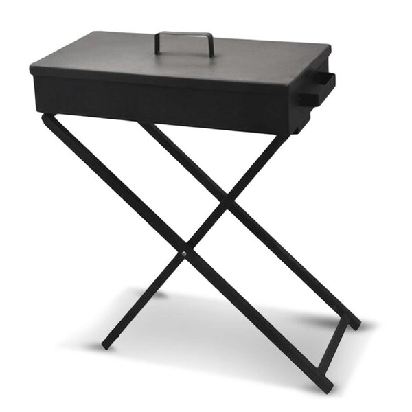 Wallaroo Charcoal BBQ Grill for Camping & Hiking Suitable for Outdoor, Garden & Patio Use - Foldable Legs Height-Adjustable Up to 72cm