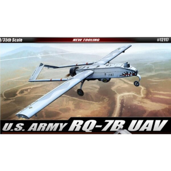 Academy 1/35 U.S. Army RQ-7B UAV Shadow Plastic Model Kit [12117]