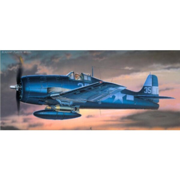 Academy 1/72 F6F-3/5 Hellcat Plastic Model Kit [12481]
