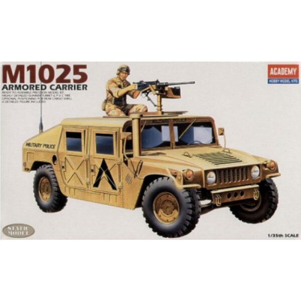 Academy 1/35 M-1025 Armored Carrier Plastic Model Kit [13241]