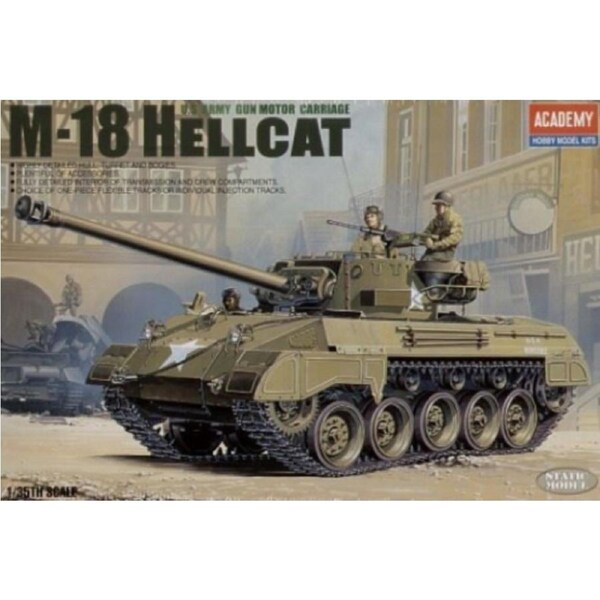Academy 1/35 US Army M18 Hellcat Plastic Model Kit [13255]