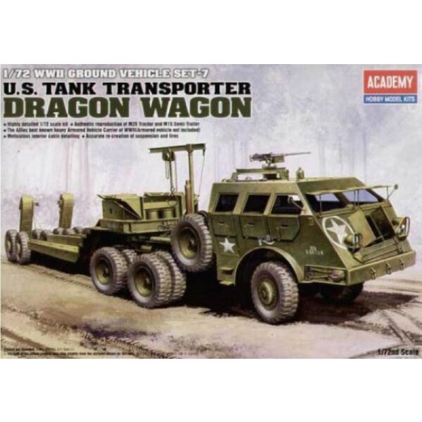 Academy 1/72 M26 Dragon Wagon Plastic Model Kit [13409]