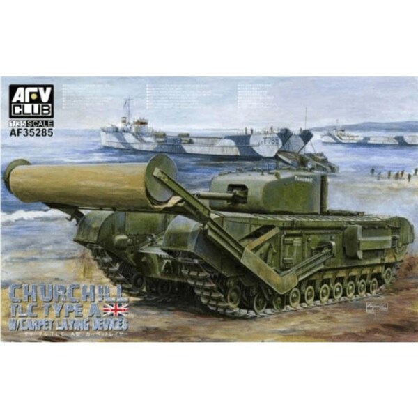 AFV Club 1/35 Churchill Tlc Type-A (w/ Carpet Laying Devices) Plastic Model Kit [AF35285]