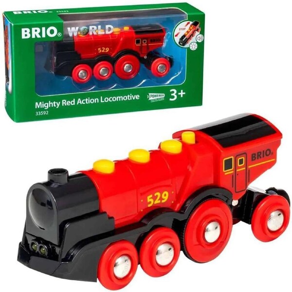 Brio Mighty Red Action Locomotive B33592