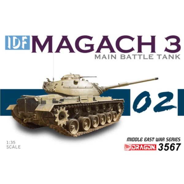 Dragon 1/35 IDF Magach 3 Plastic Model Kit