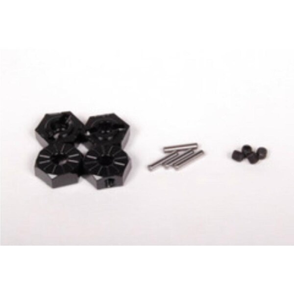 Axial Aluminum Hub Narrow 12mm Black (4), AX30427