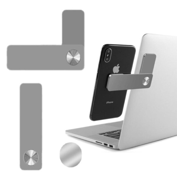 Adjustable Laptop Phone Holder - Grey