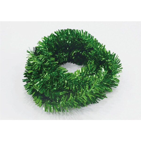 Wired PVC Tinsel Green 5.5m