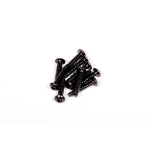Axial Hex Socket Tapping Button Head Screw M3x15mm Black(10), AXA0437