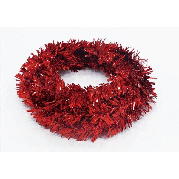 Wired PVC Tinsel Red 5.5m