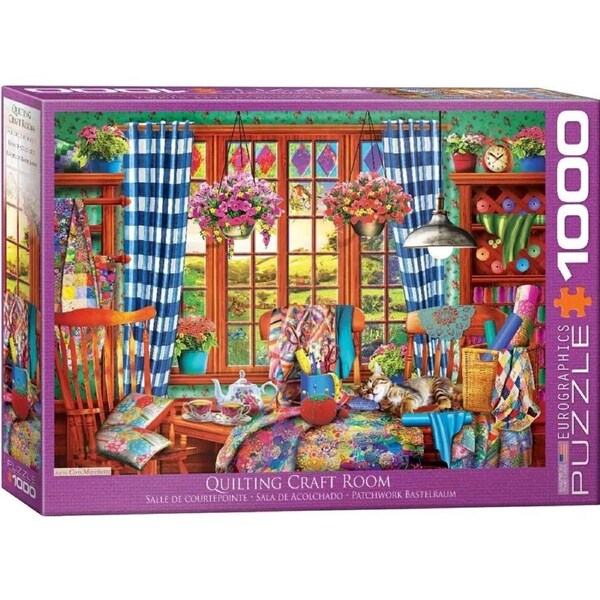 Eurographics 1000pc Quilting Craft Room Jigsaw Puzzle