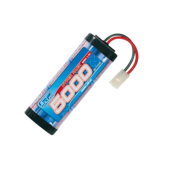 LRP Power Pack 5000mAh - 7.2v - 6 Cell - NiMH Stickpack Battery - Tamiya Plug