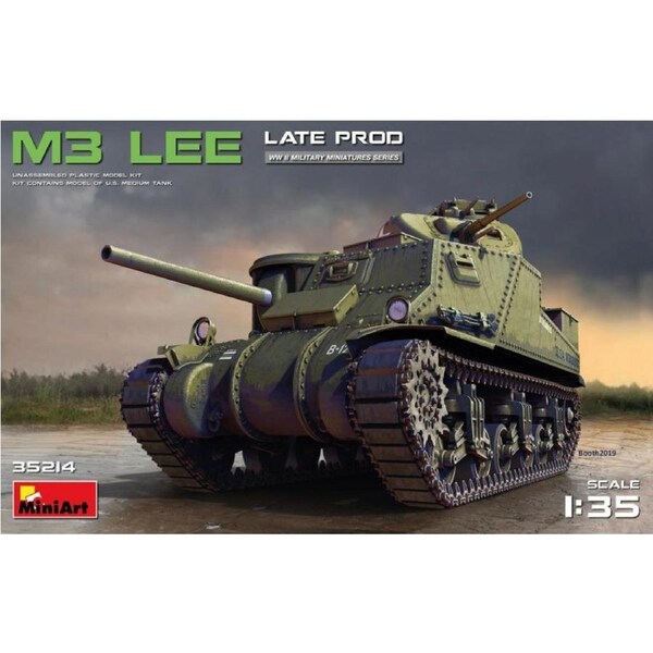 Miniart 1/35 M3 Lee Late Prod. 35214 Plastic Model Kit