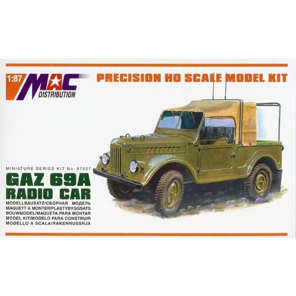 Mac 1/87 Gaz Radio Car MAC-87027