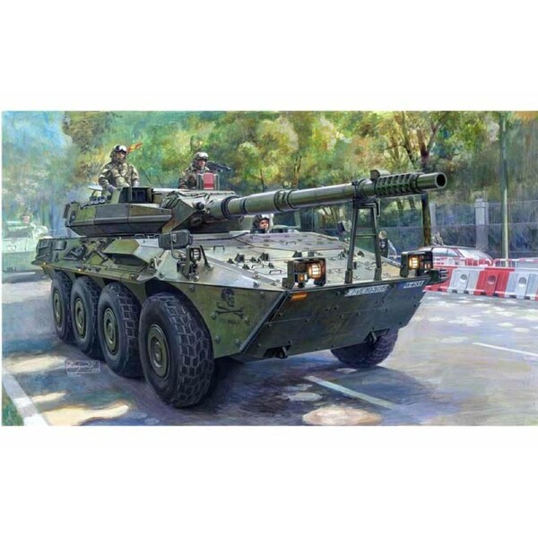 Trumpeter 1/35 Spanish Army VRC-105 Centauro RCV Plastic Model Kit 00388