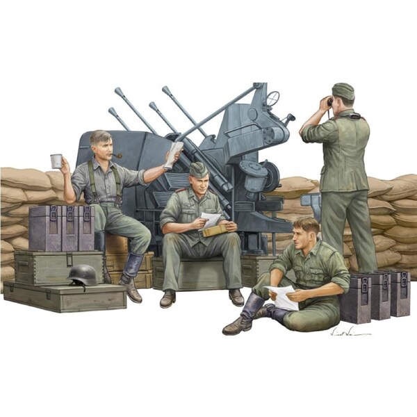Trumpeter 1/35 German Anti-Aircraft Gun Crew