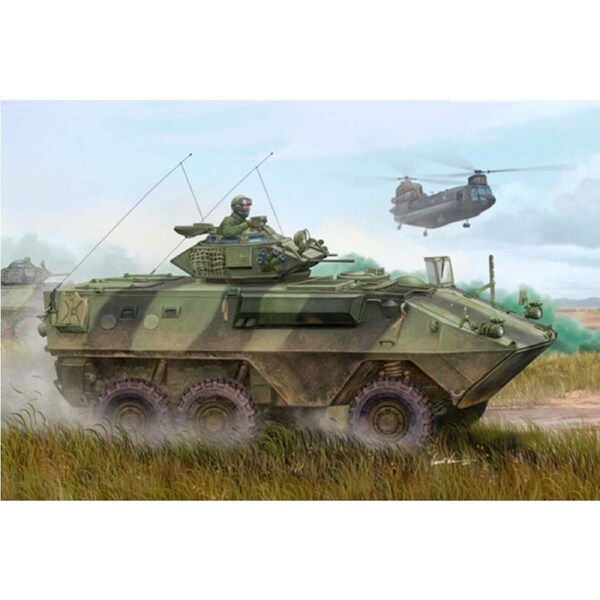 Trumpeter 1/35 Canadian Grizzly 6x6 APC Plastic Model Kit 01502