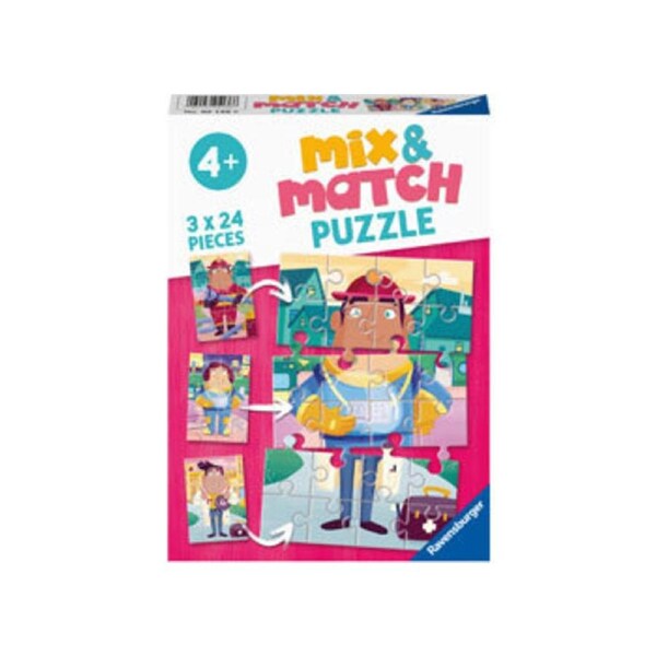 Ravensburger Job Swap Mix & Match 3x24pc Jigsaw Puzzle