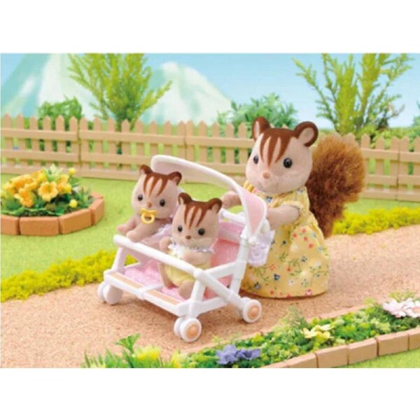 Sylvanian Families Double Pushchair SF4533