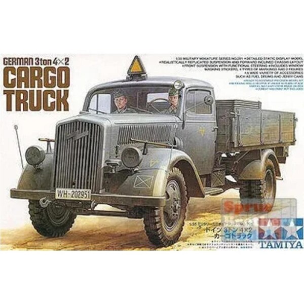 Tamiya 1/35 German 3T 4x2 Cargo Truck 35291