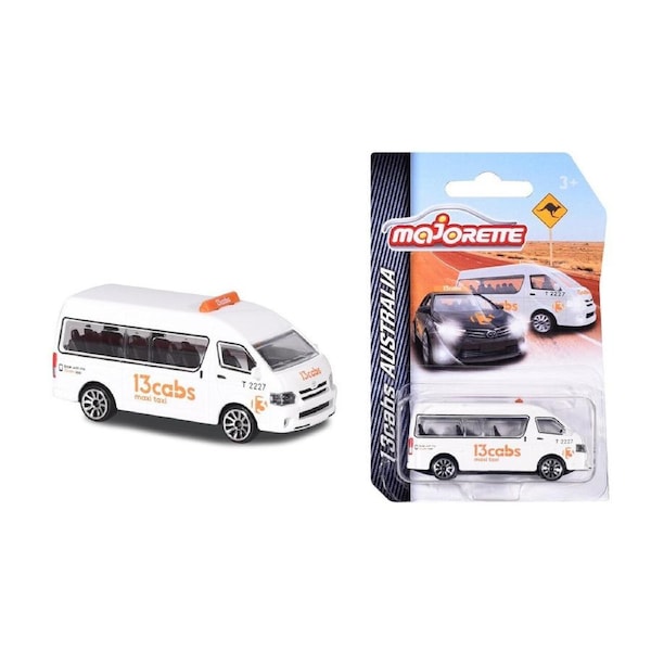 Majorette - 13 CABS Taxi Toyota Hiace White