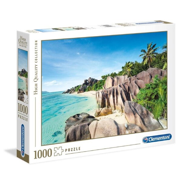 1000pc Clementoni High Quality Collection Paradise Beach Jigsaw Puzzle Pieces
