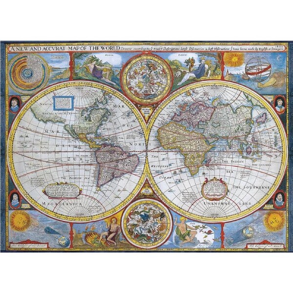 Eurographics - Antique World Map Puzzle 1000pc