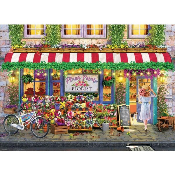 Eurographics - Plush Petals Flower Shop Puzzle 1000pc