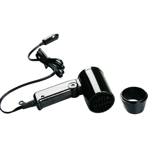 Portable Car Boat Compact Hair Dryer 210W Black