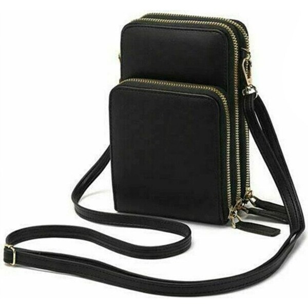 Womens Cross Body Bag Phone Purse with Adjustable Removable Strap