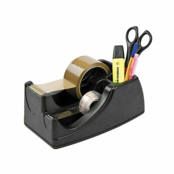 Heavy-Duty Tape Dispenser Holds 50mm Packaging Rolls