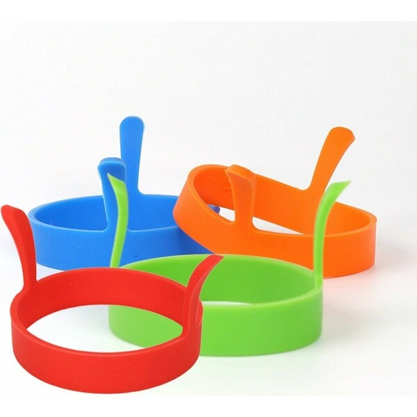 Kitchen Silicone Egg Poached Rings Mould Tools