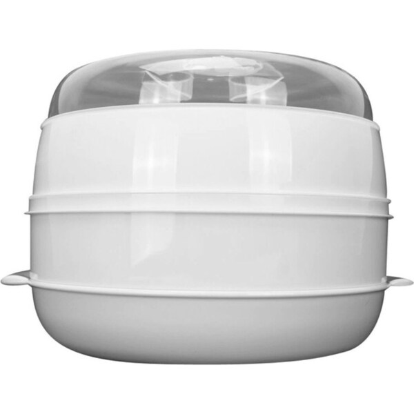 2 Tier Kitchen Microwave Steamer Double Layer Cooking Meals