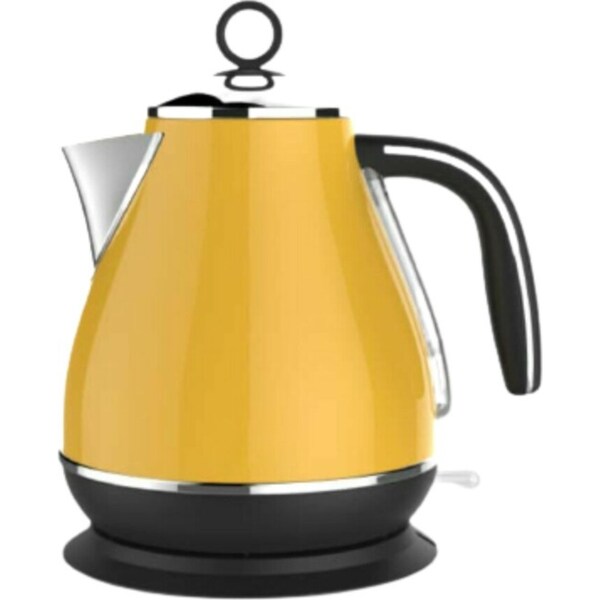 Yellow Stainless Steel Electric Kettler Auto Shut-off 2200W
