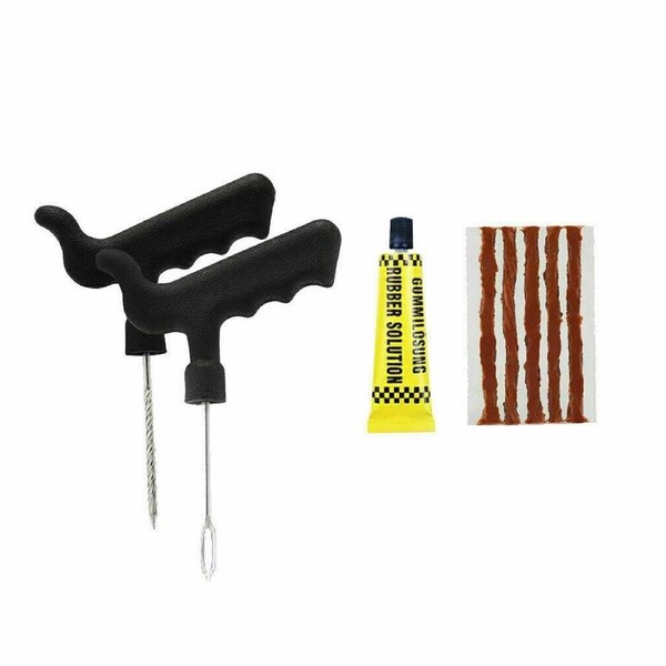 Motorcycle Car Bike Tyre Repair Kit Tool - 8pcs