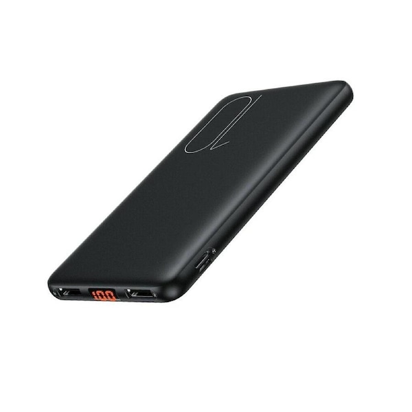 Compact Portable Phone Charger Powerbank Dual USB 10000mAh