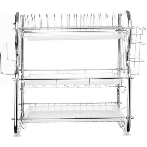 Kitchen Dish Drainer Drying Rack Stainless Steel