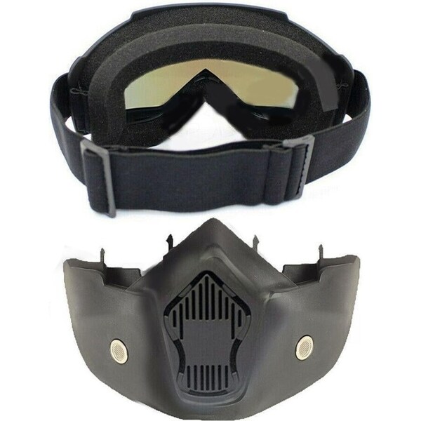 Tactical Full Face Mask Bike Eyewear Goggles
