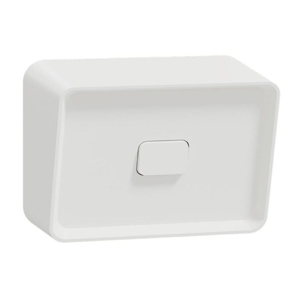 CLIPSAL Iconic O3041HA-XW - Single Weatherproof Switch 20A/16AX - White - IP56