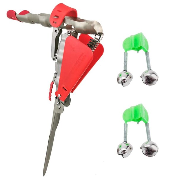 Automatic Fishing Rod Holder Spring Support Sea Pole Ground Insert Bracket