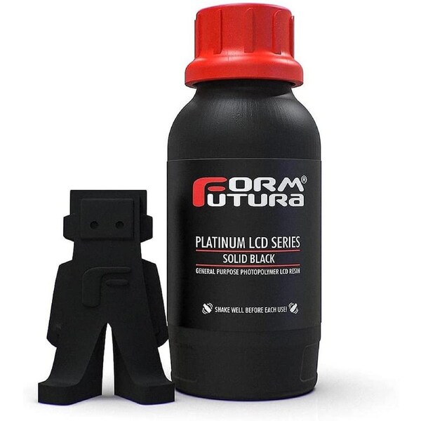 3D Printer Resin Platinum LCD Series mm 500 gram Solid Black Resin