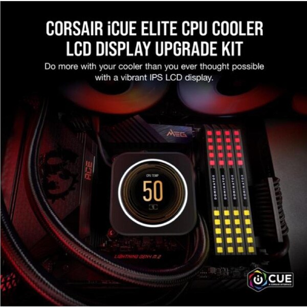 CORSAIR iCUE ELITE CPU Cooler LCD Display Upgrade Kit