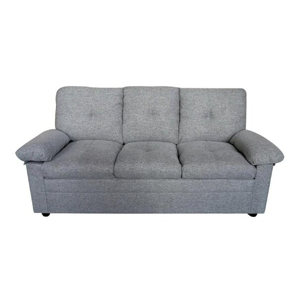 Foret Grey 3 Seater Sofa Sectional Lounge Couch Furniture Modern