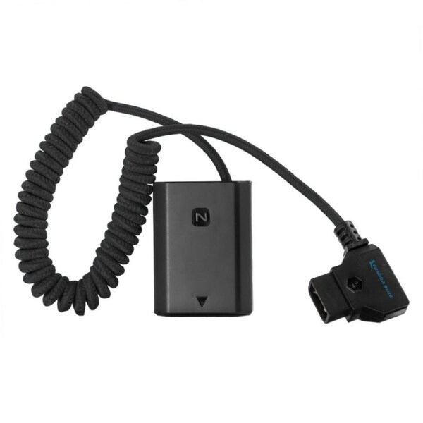 Kondor Blue D Tap to Sony A7SIII Dummy Battery NP-FZ100 Cable (Black)