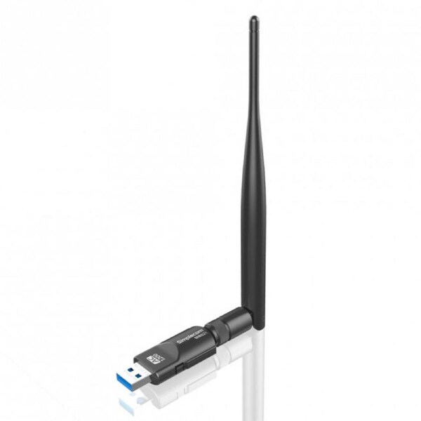 Simplecom NW621 AC1200 WiFi Dual Band USB Male Adapter w/ 5dBi Antenna For PC