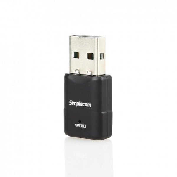 Simplecom NW382 Mini Wireless USB Male WiFi Adapter Connector For PC/Desktop