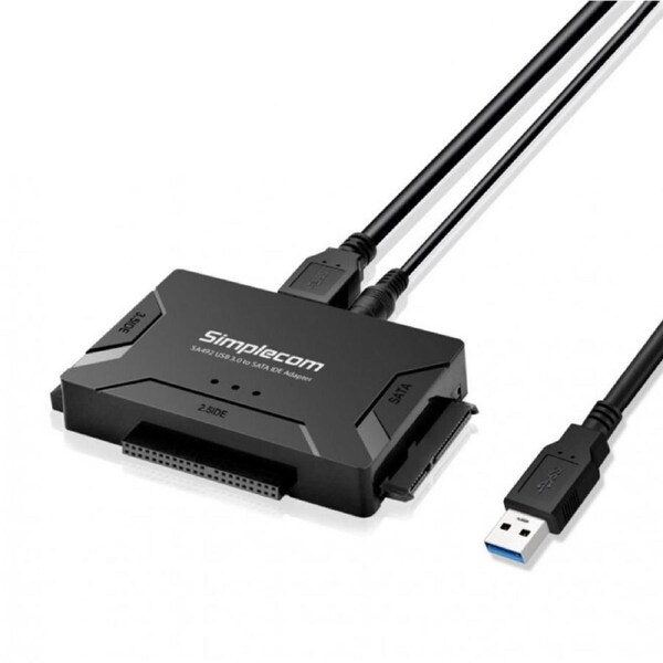 Simplecom USB 3.0 to 2.5"/3.5"/5.25" SATA IDE Male Adapter/Connector For Desktop
