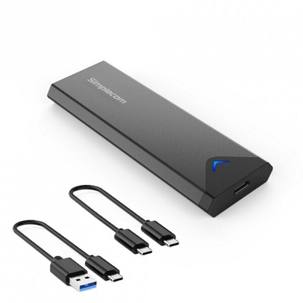 Simplecom SE509 11cm Enclosure 10Gbps For NVMe M.2 SSD to USB 3.2 Gen 2 USB-C