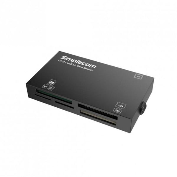 Simplecom CR216 SuperSpeed USB 2.0 Male 6-Slot Memory Card Reader For Computer