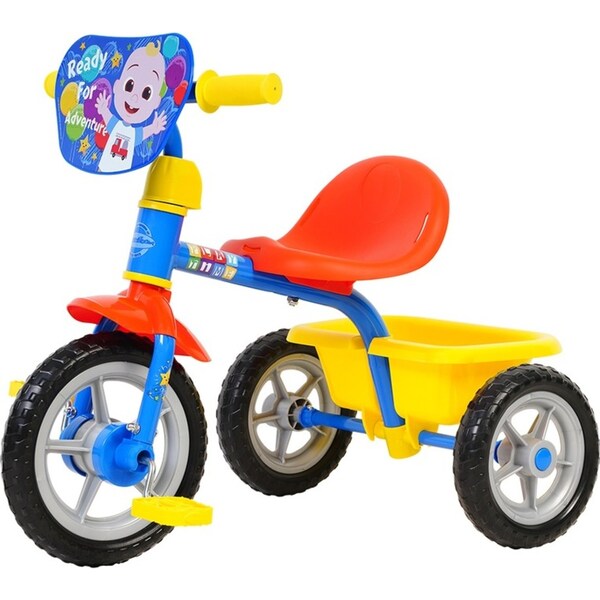 Cocomelon Pedal Bike Trike Ride On Toy Bucket Kids/Children/Toddler 3y+ Yellow